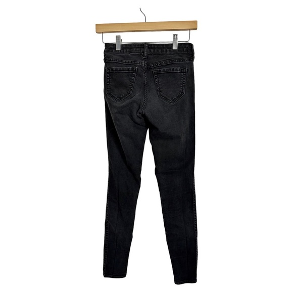 DC Comics Suicide Squad Harley Quinn Black Skinny Jeans Hot Topic Size 1 - Picture 5 of 14